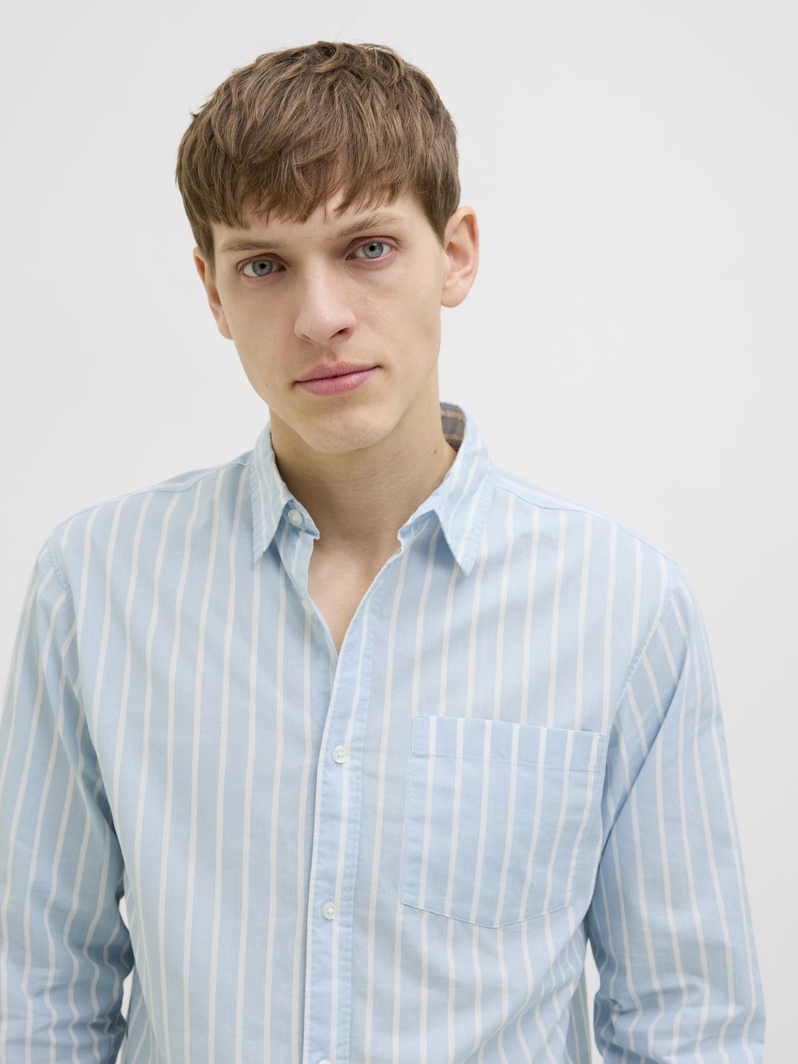 Camisa rebrow - Chambray Blue