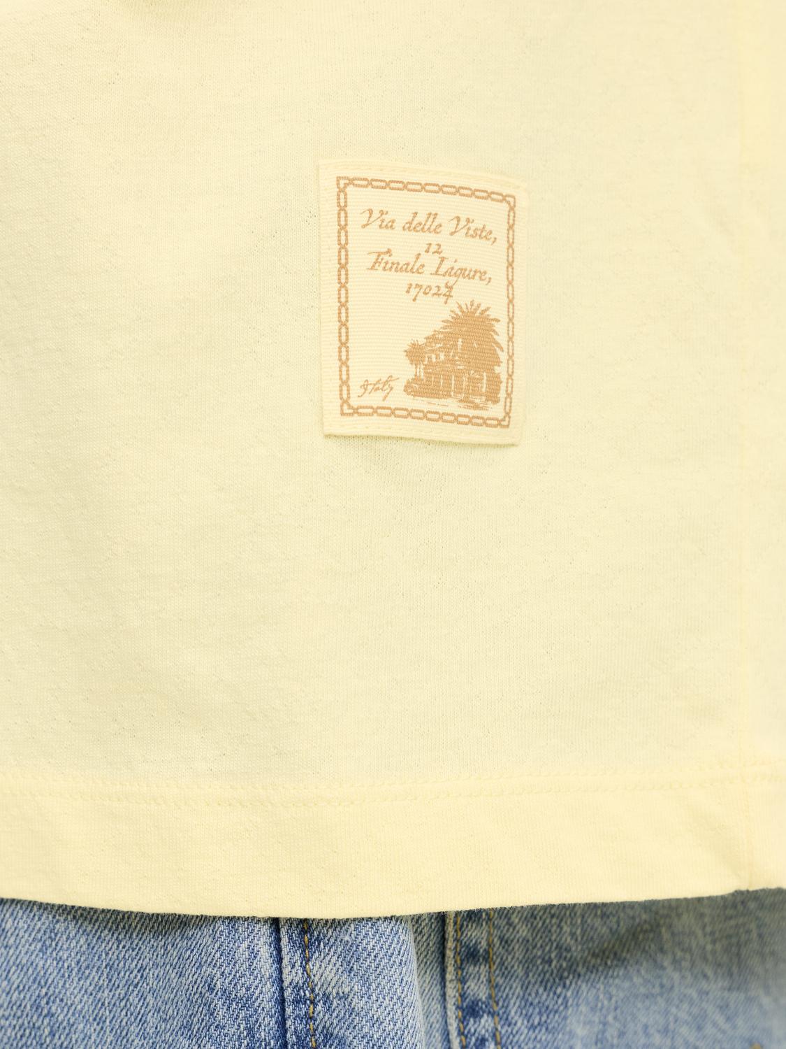 Camisa Cotedazur loose - Pastel Yellow