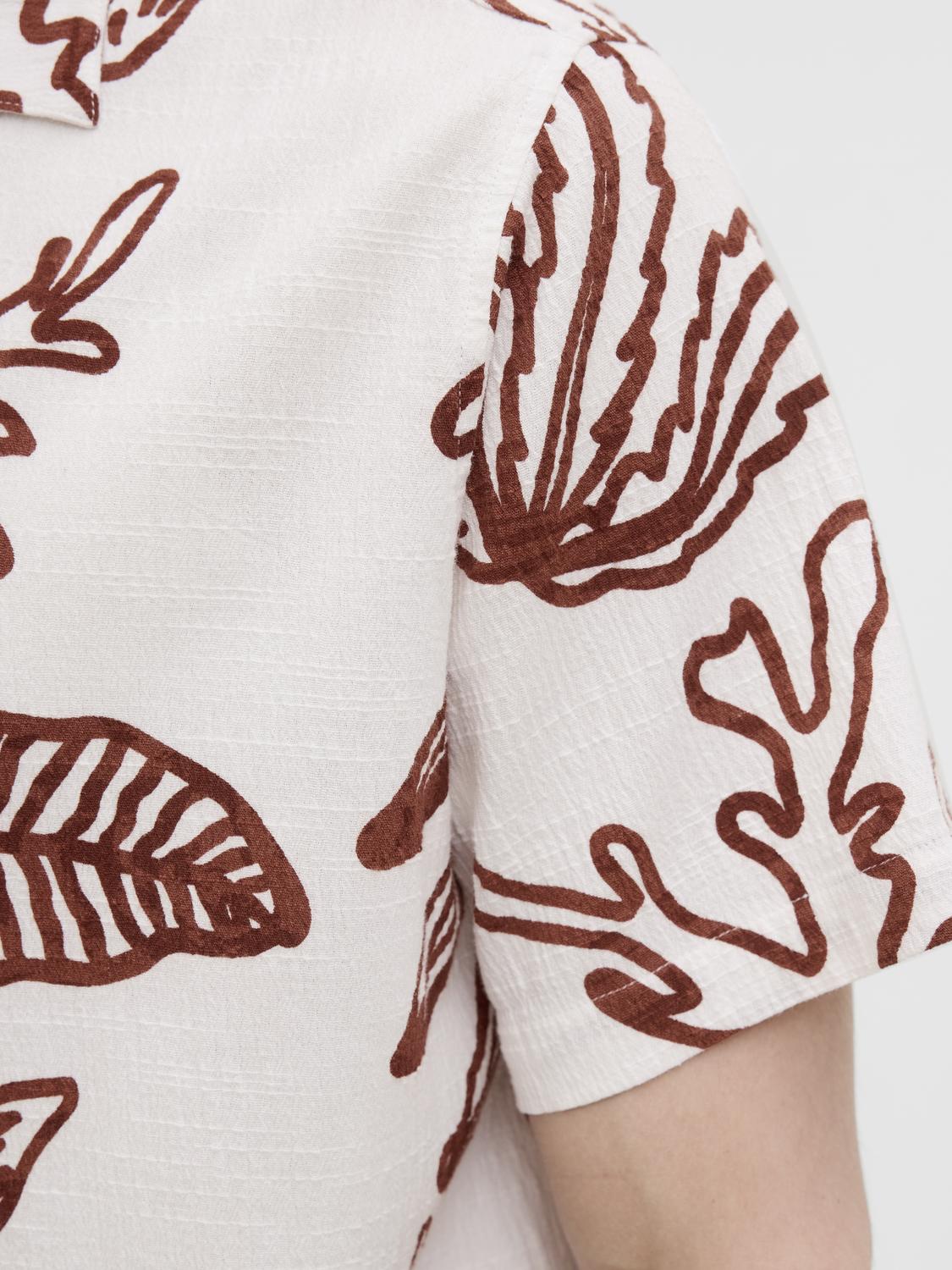 Camisa Luke relaxed - Cloud Dancer