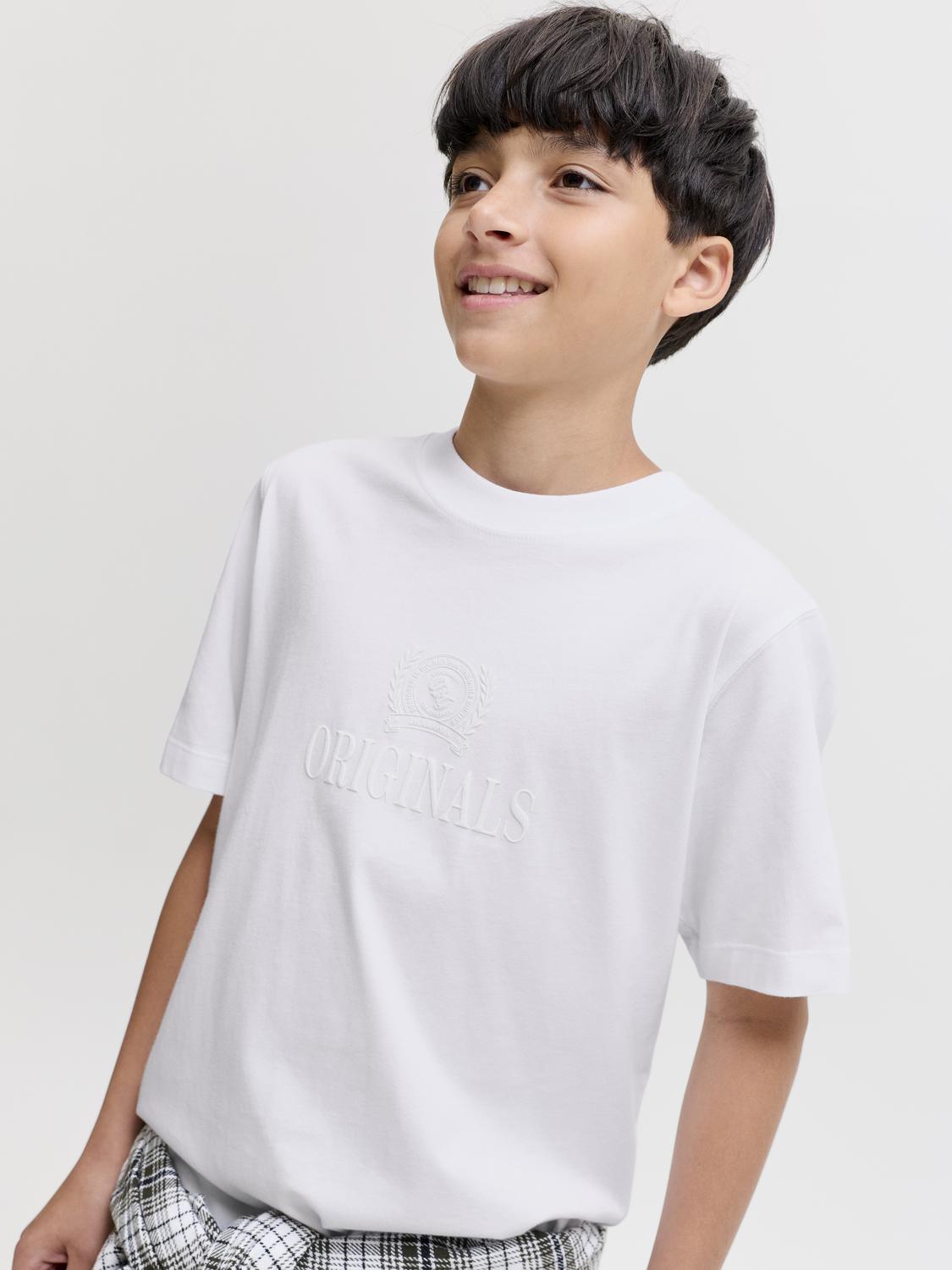 Remera Frederiksberg con monograma - Bright White