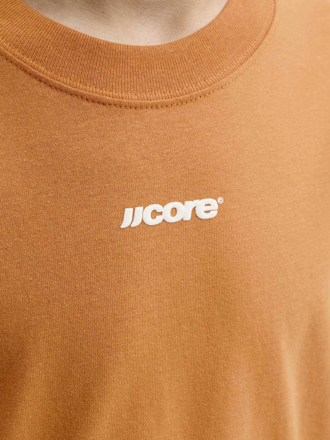 Remera Club relaxed - Tomato Cream
