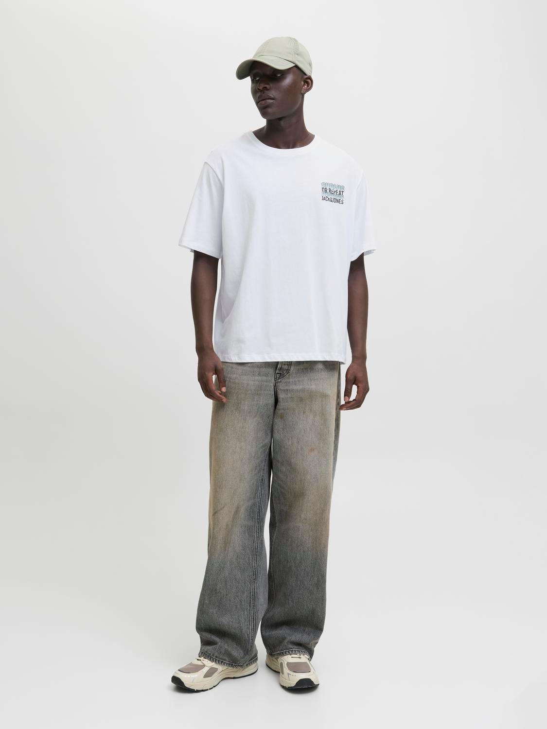 Remera Wobly relaxed - White