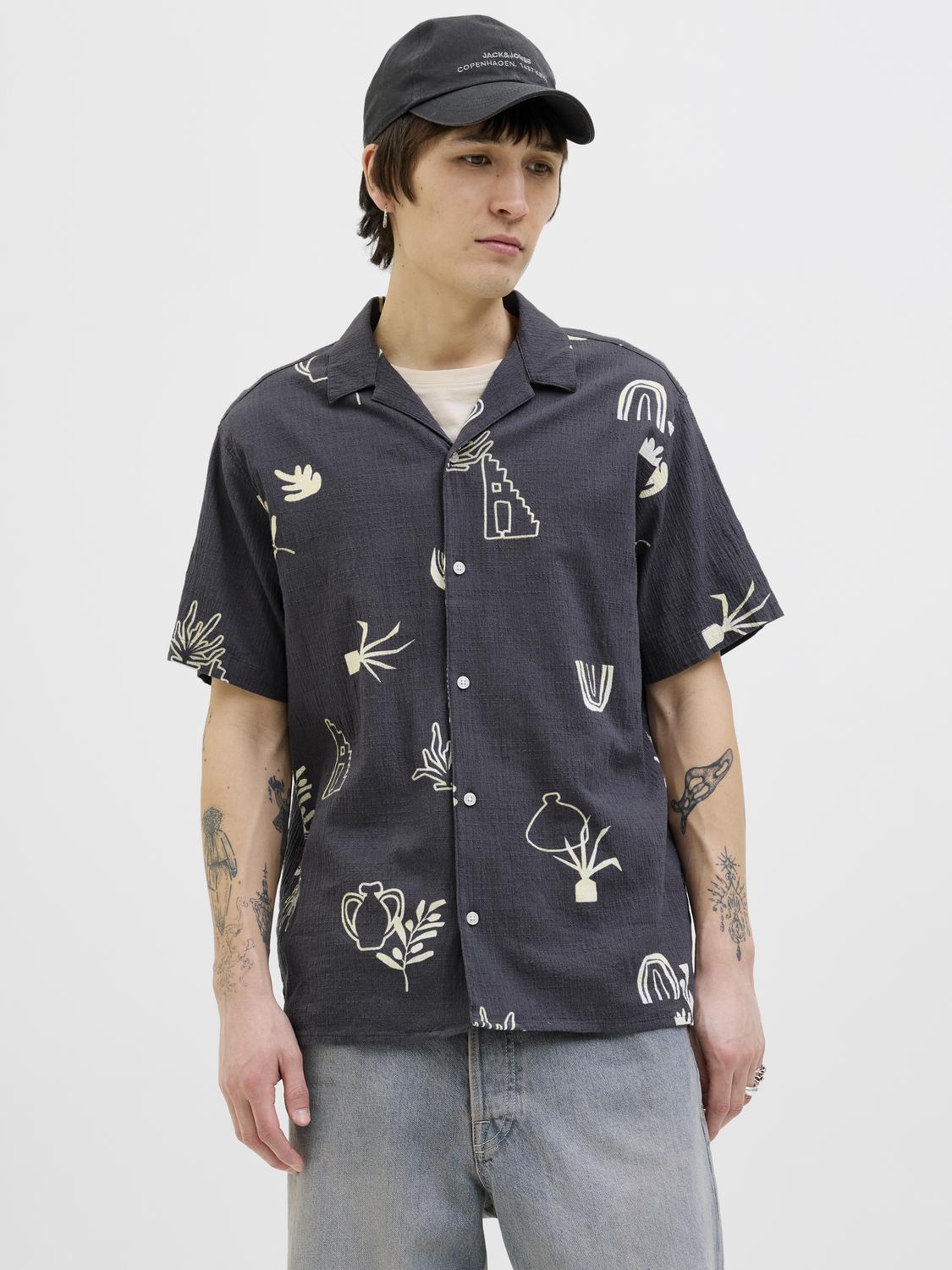 Camisa Luke relaxed - Iron Gate
