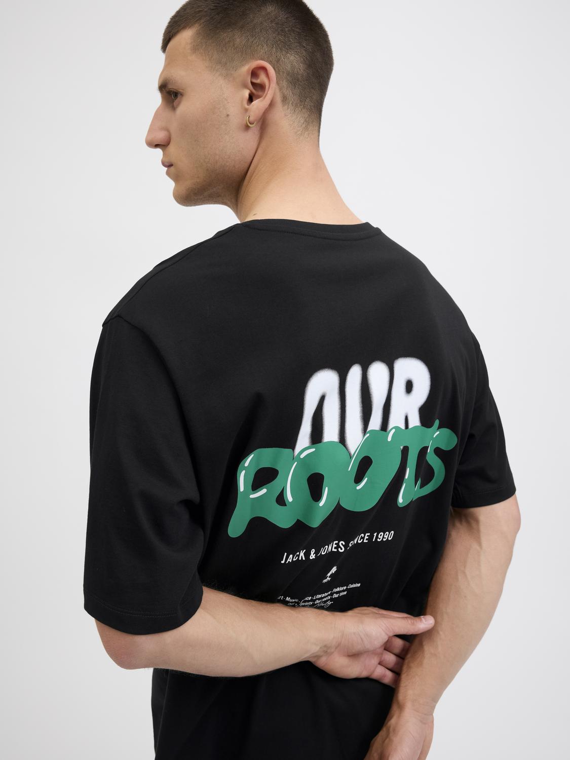 Remera Wobly relaxed - Black