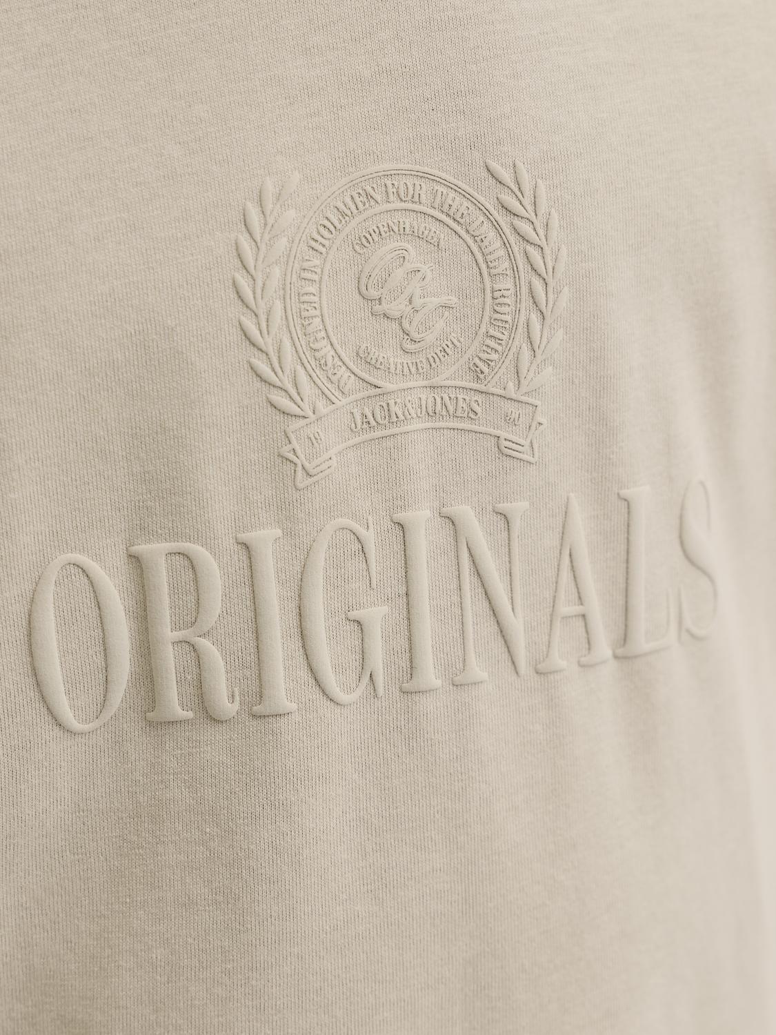 Remera Frederiksberg con monograma - Feather Gray