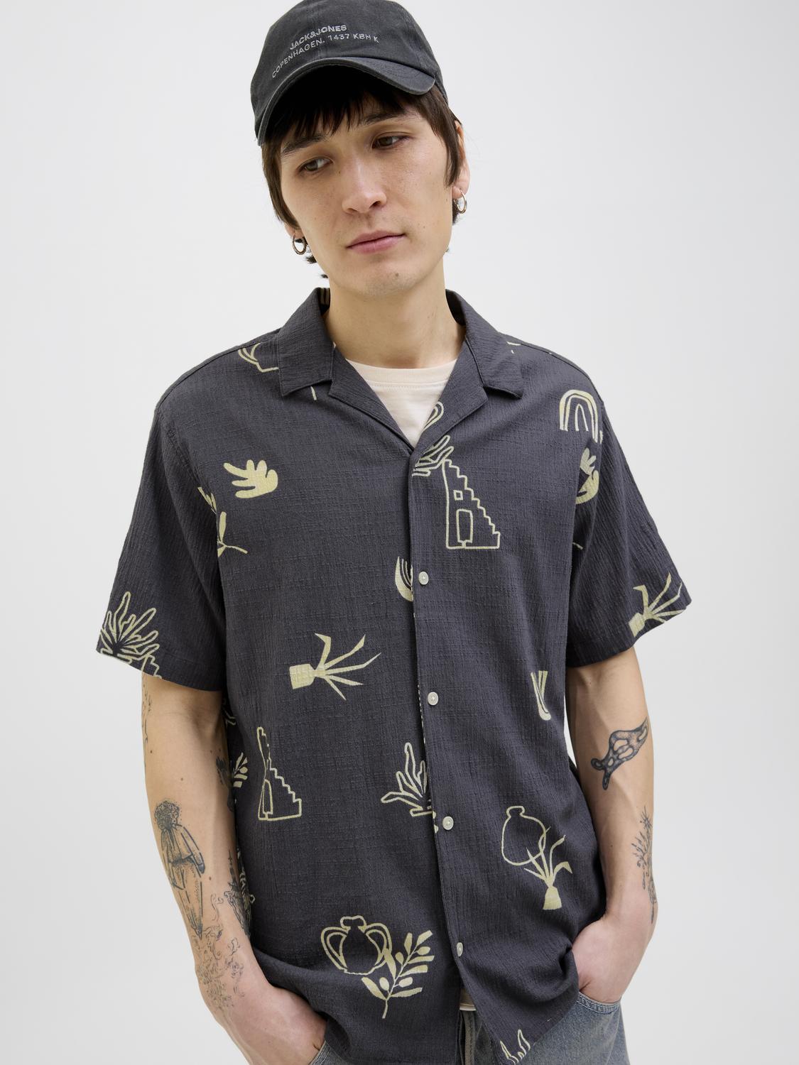 Camisa Luke relaxed - Iron Gate