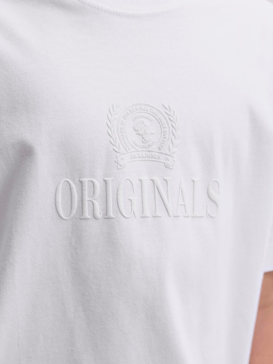 Remera Frederiksberg con monograma - Bright White