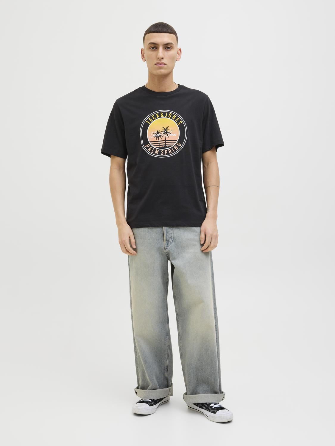 Remera Palm - Black
