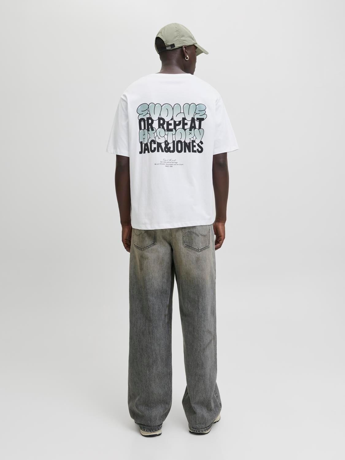 Remera Wobly relaxed - White