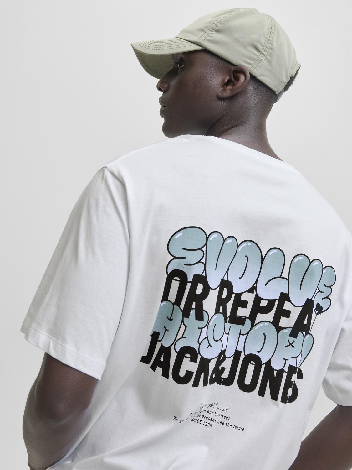 Remera Wobly relaxed - White
