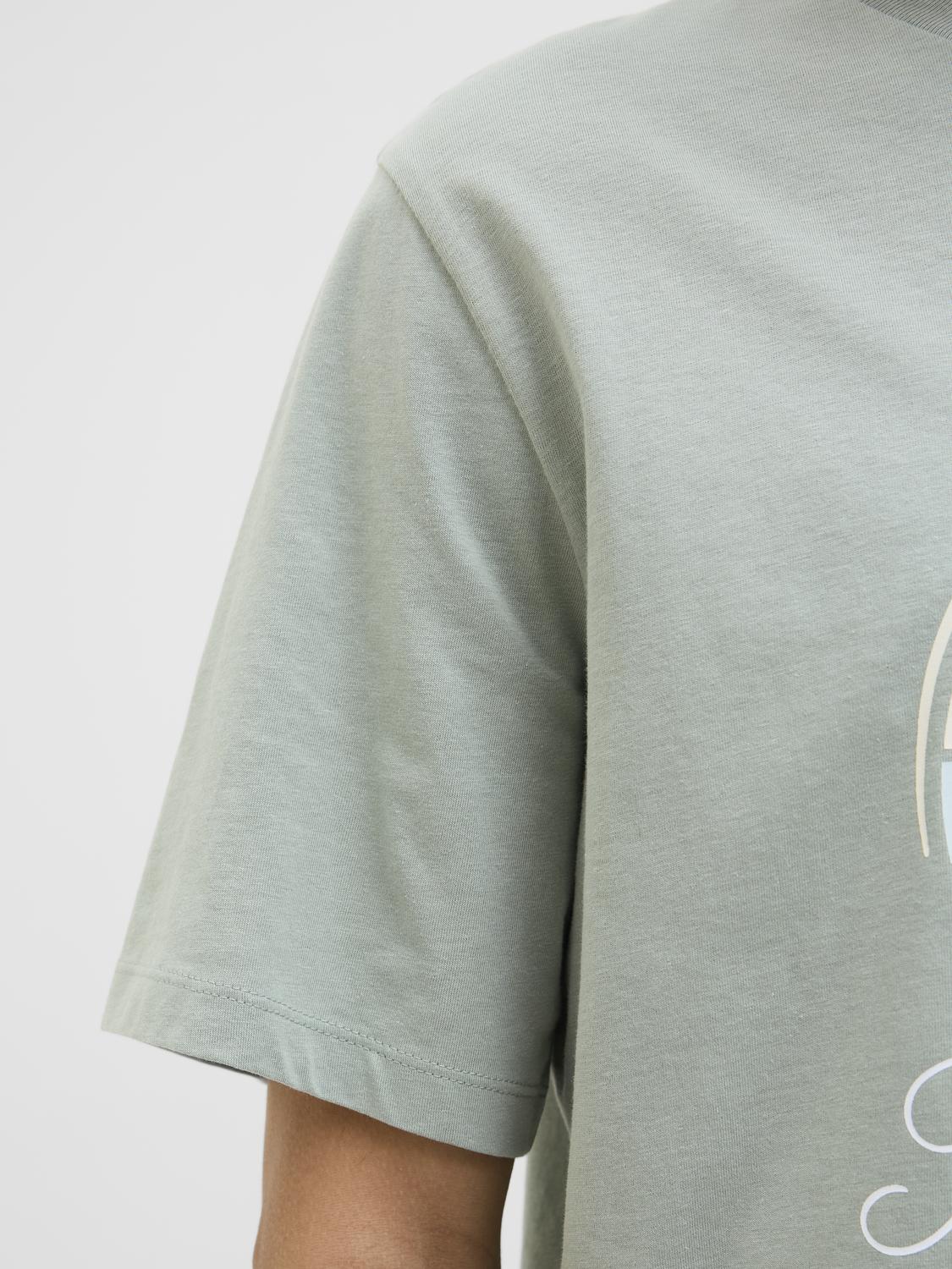 Remera Palm - Iceberg Green