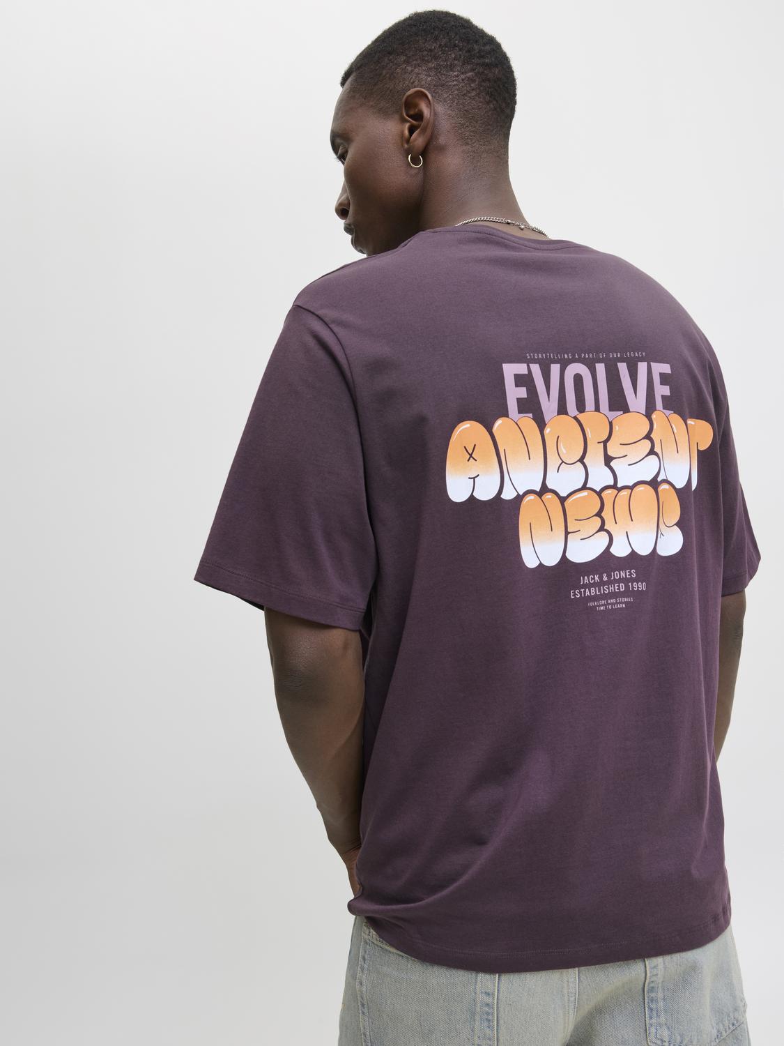 Remera Wobly relaxed - Plum Perfect