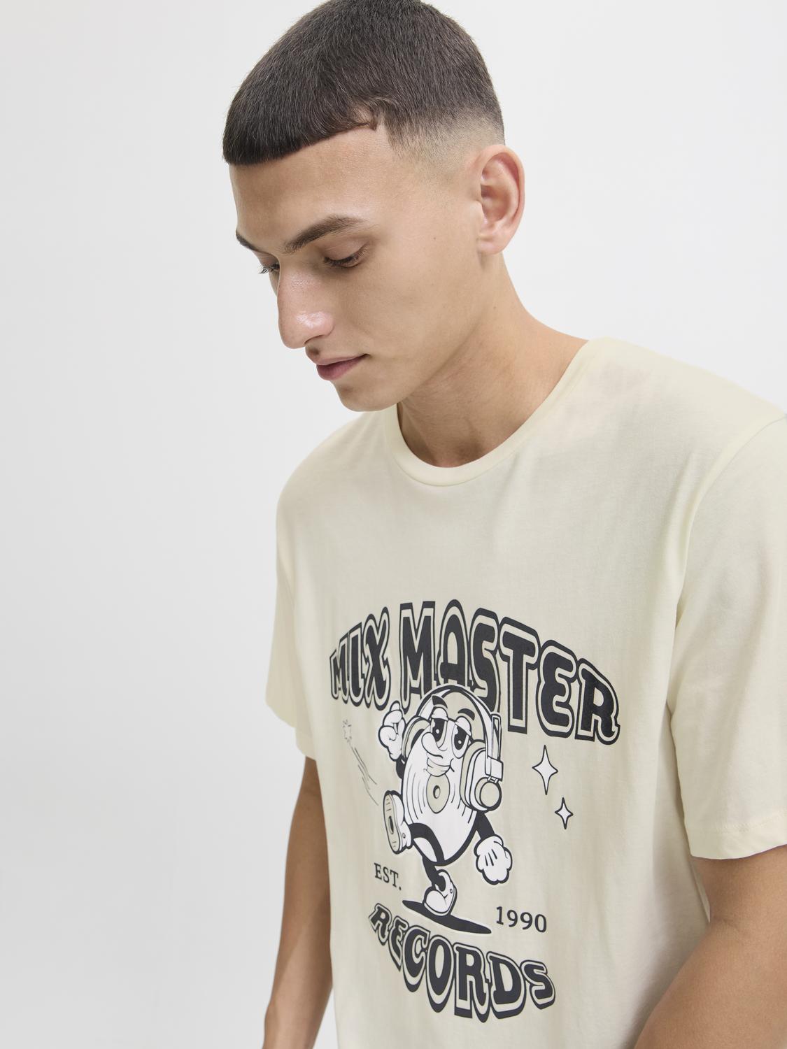Remera masao relaxed - Antique White