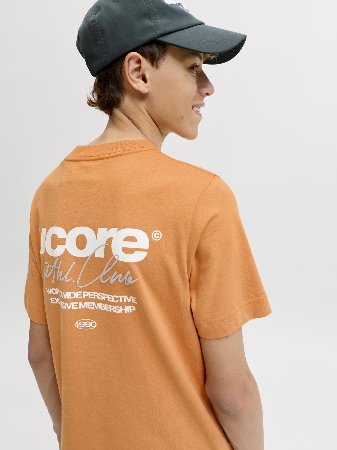 Remera Club relaxed - Tomato Cream