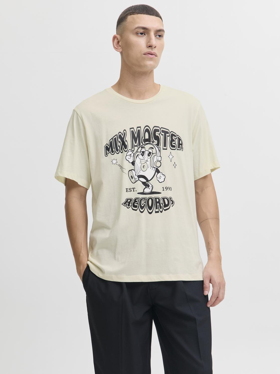 Remera masao relaxed - Antique White