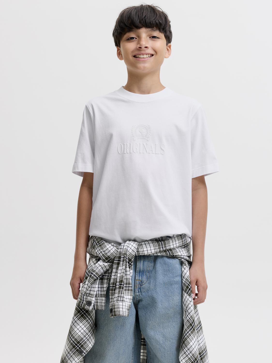 Remera Frederiksberg con monograma - Bright White