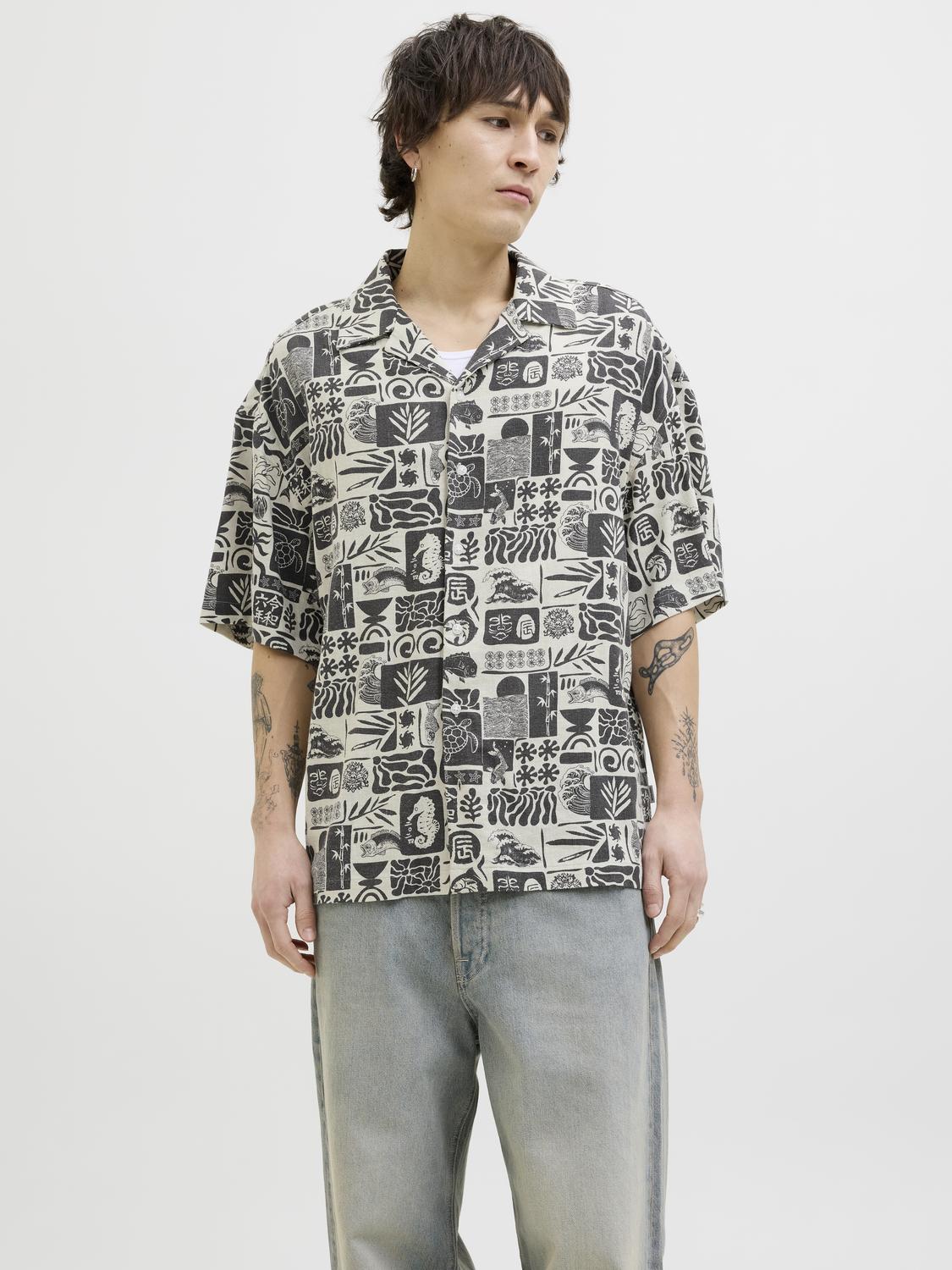 Camisa wayne wide leg