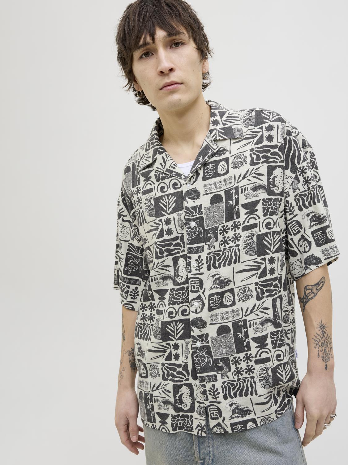 Camisa wayne wide leg
