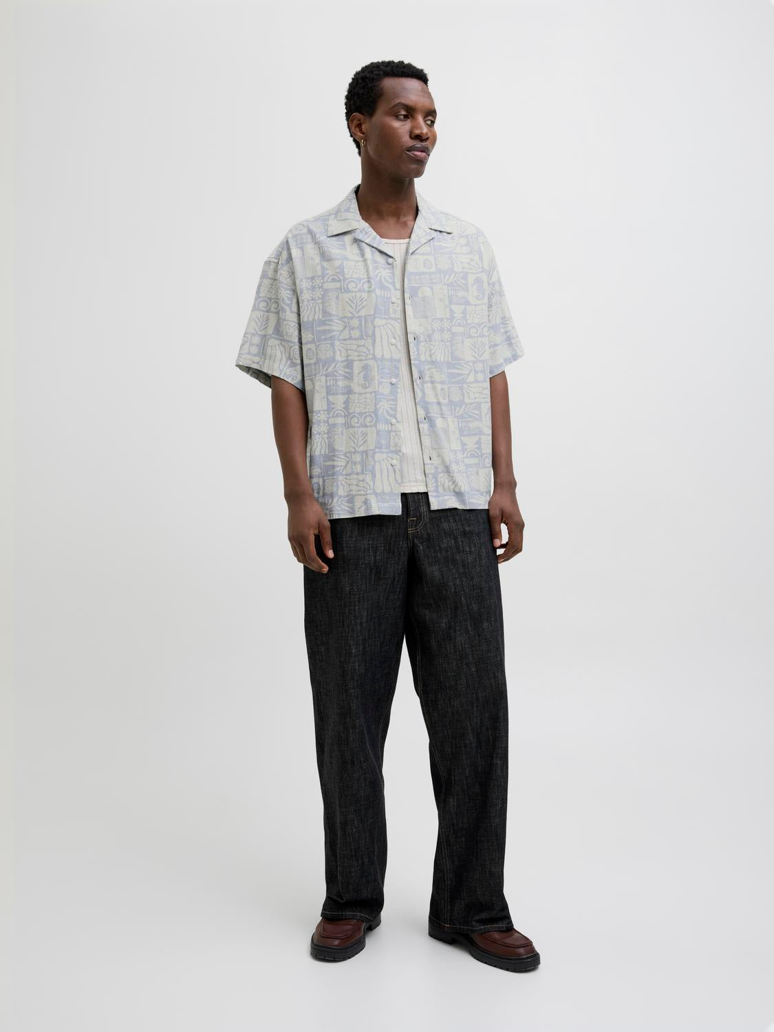 Camisa wayne wide leg