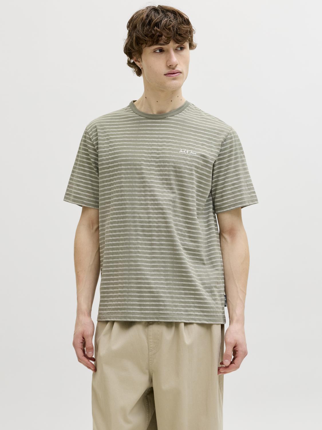 Remera Jjdevin relaxed a rayas