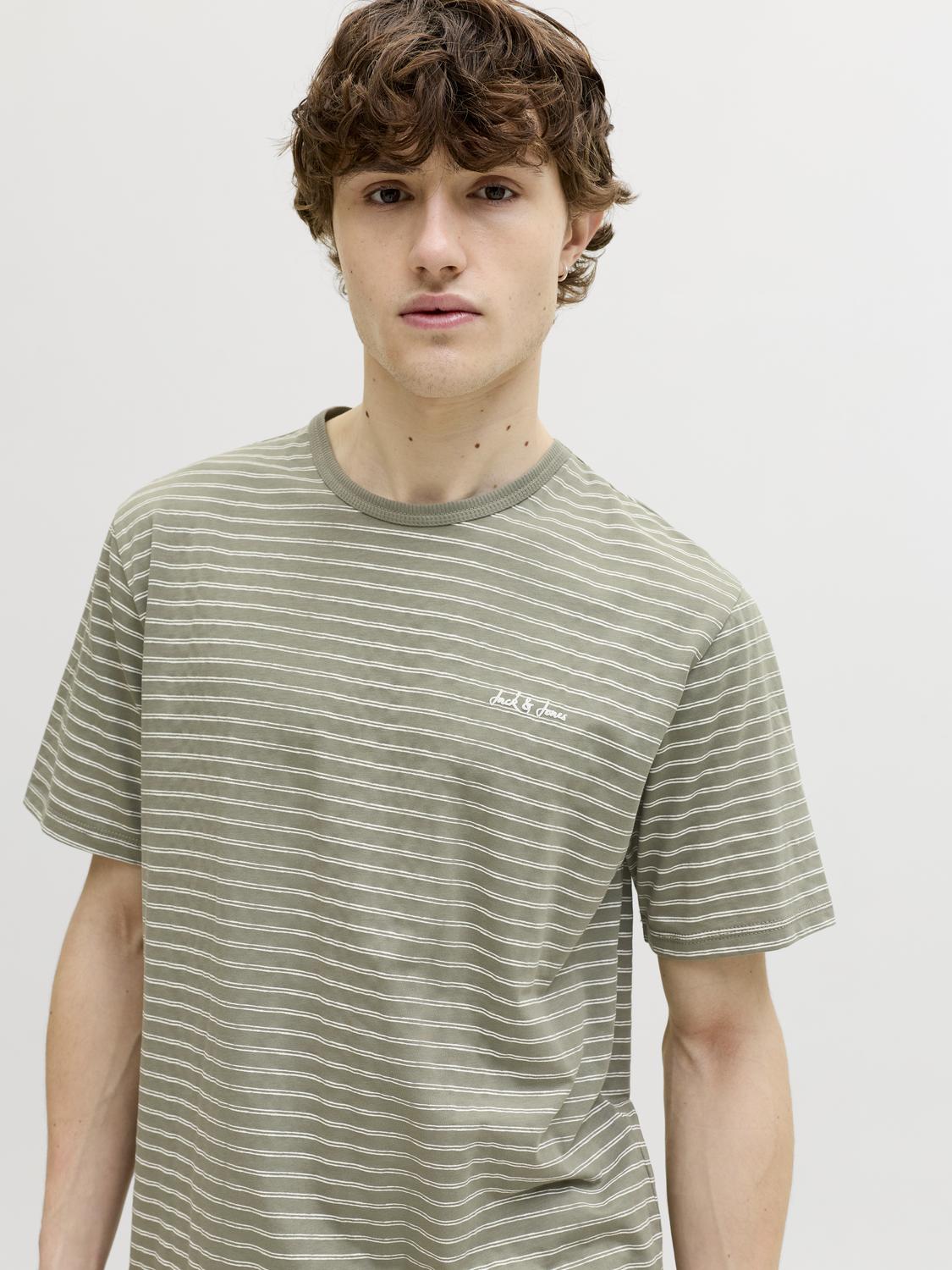 Remera Jjdevin relaxed a rayas