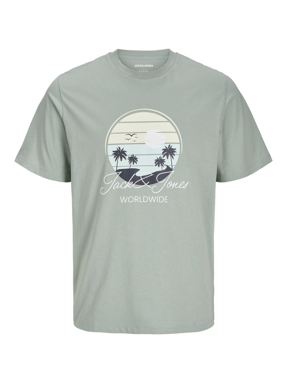Remera Palm - Iceberg Green