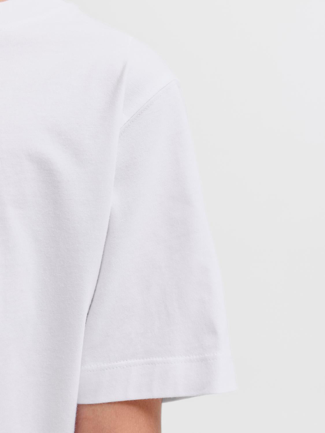 Remera Frederiksberg con monograma - Bright White
