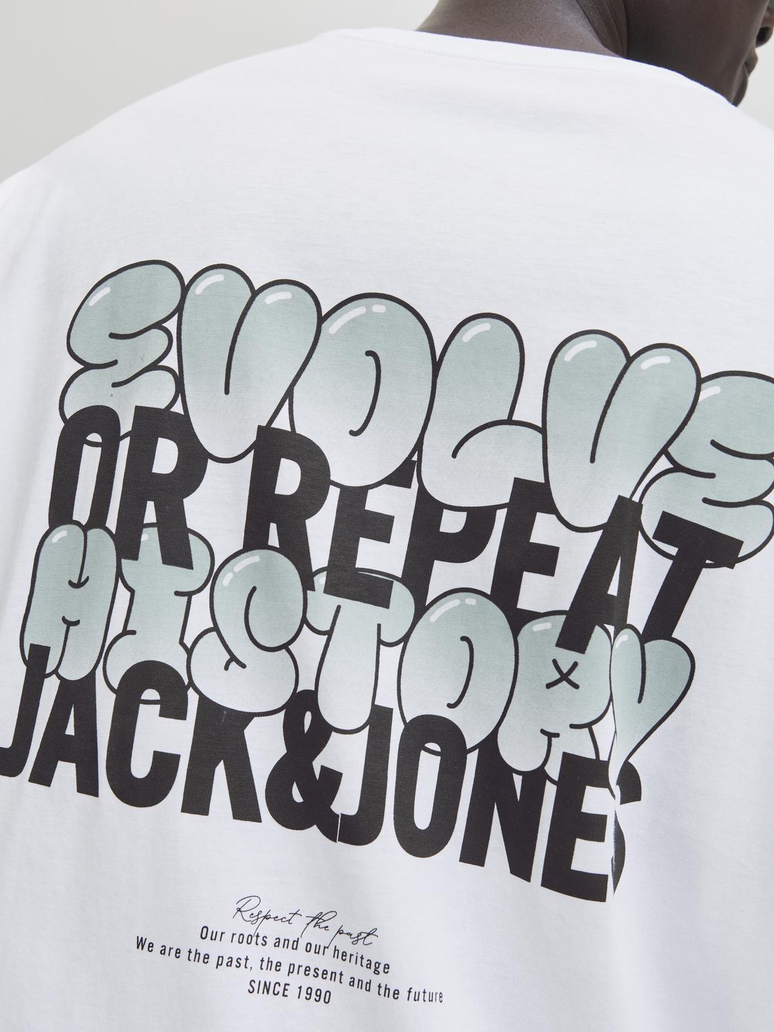 Remera Wobly relaxed - White