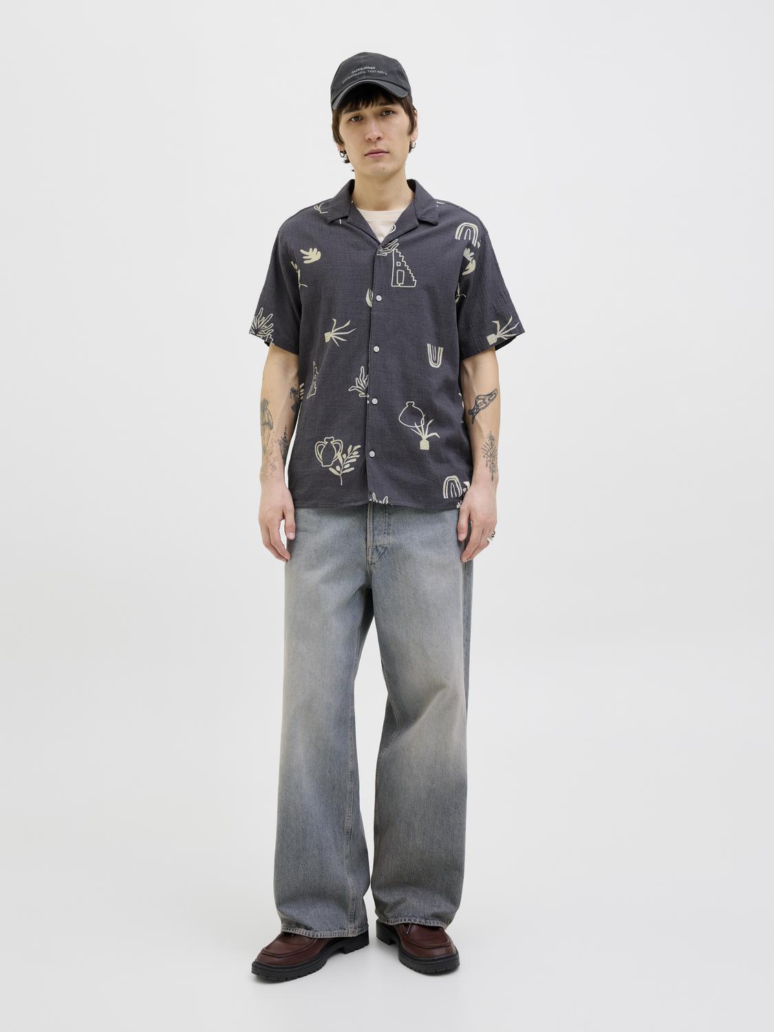 Camisa Luke relaxed - Iron Gate
