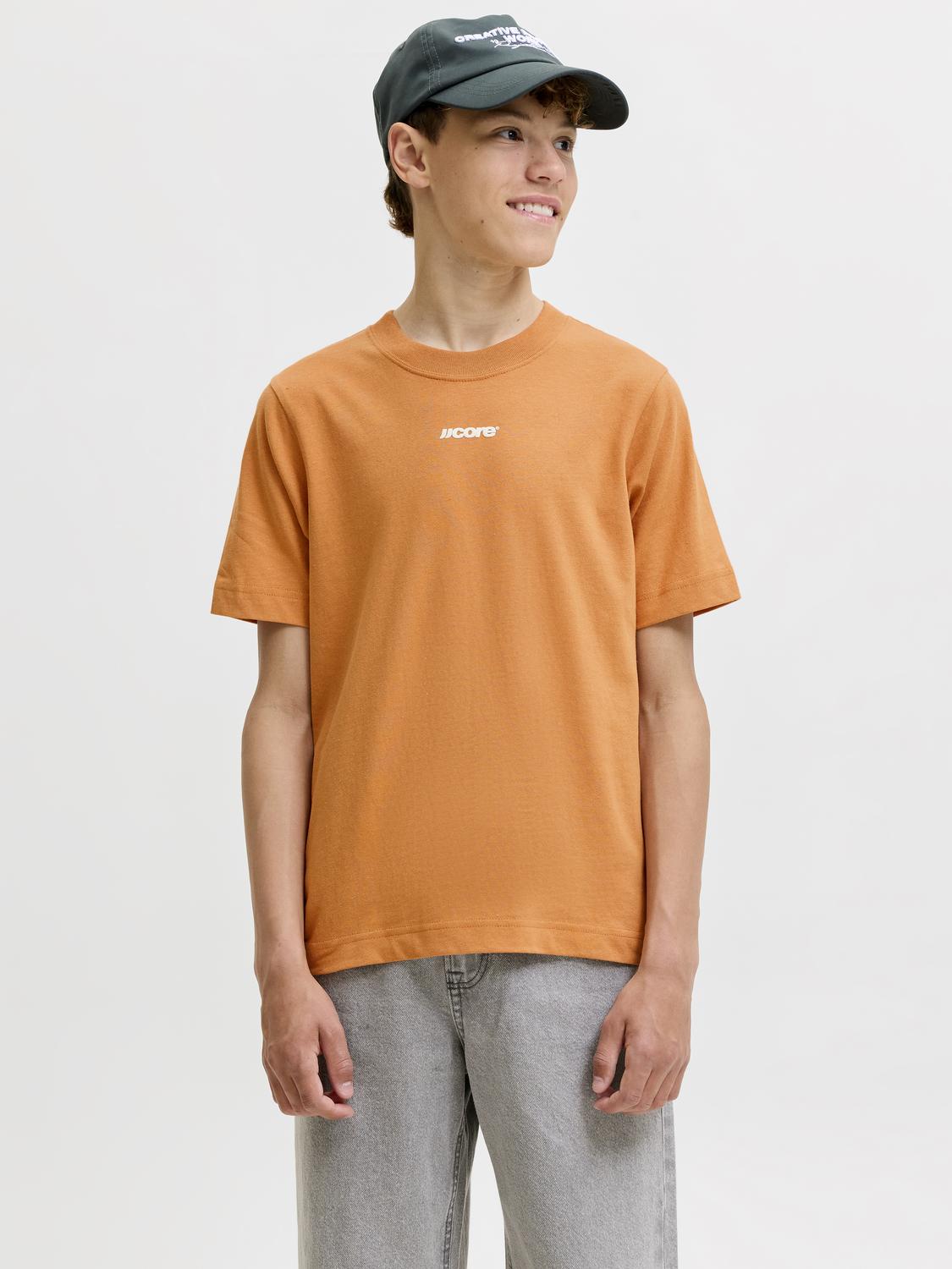 Remera Club relaxed - Tomato Cream