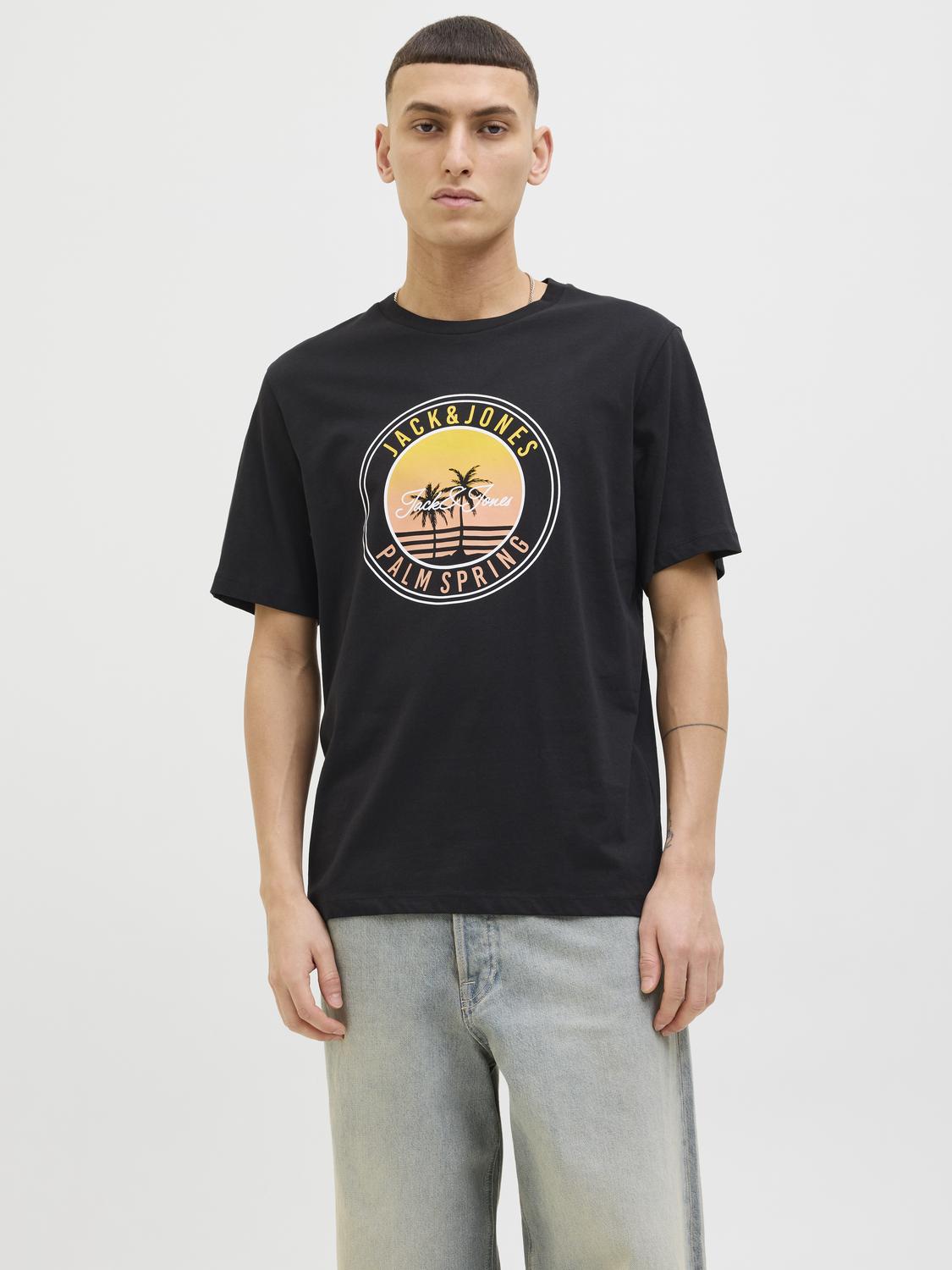 Remera Palm - Black