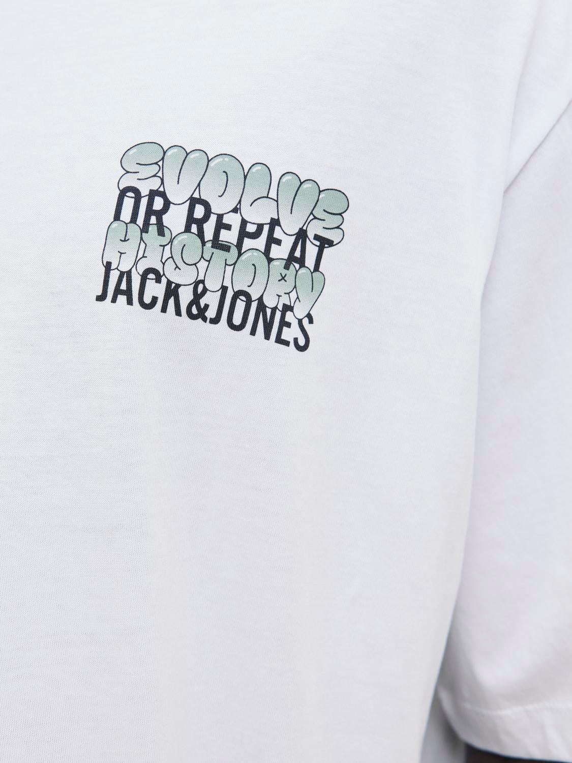 Remera Wobly relaxed - White