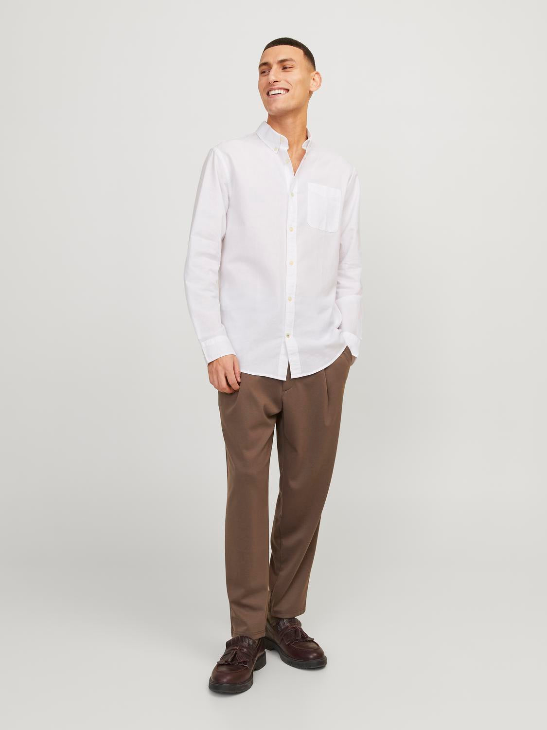 Camisa Oxford regular