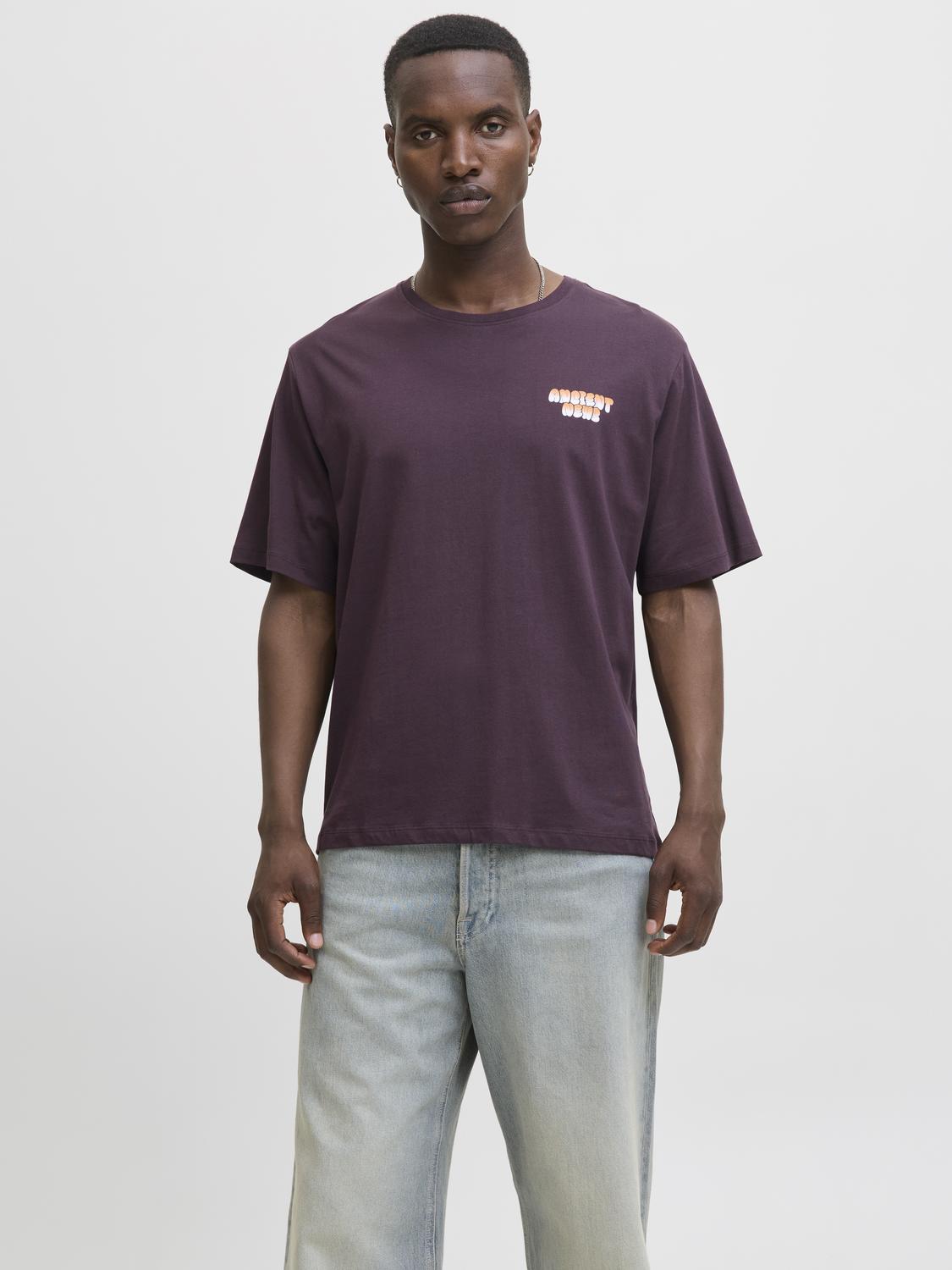 Remera Wobly relaxed - Plum Perfect