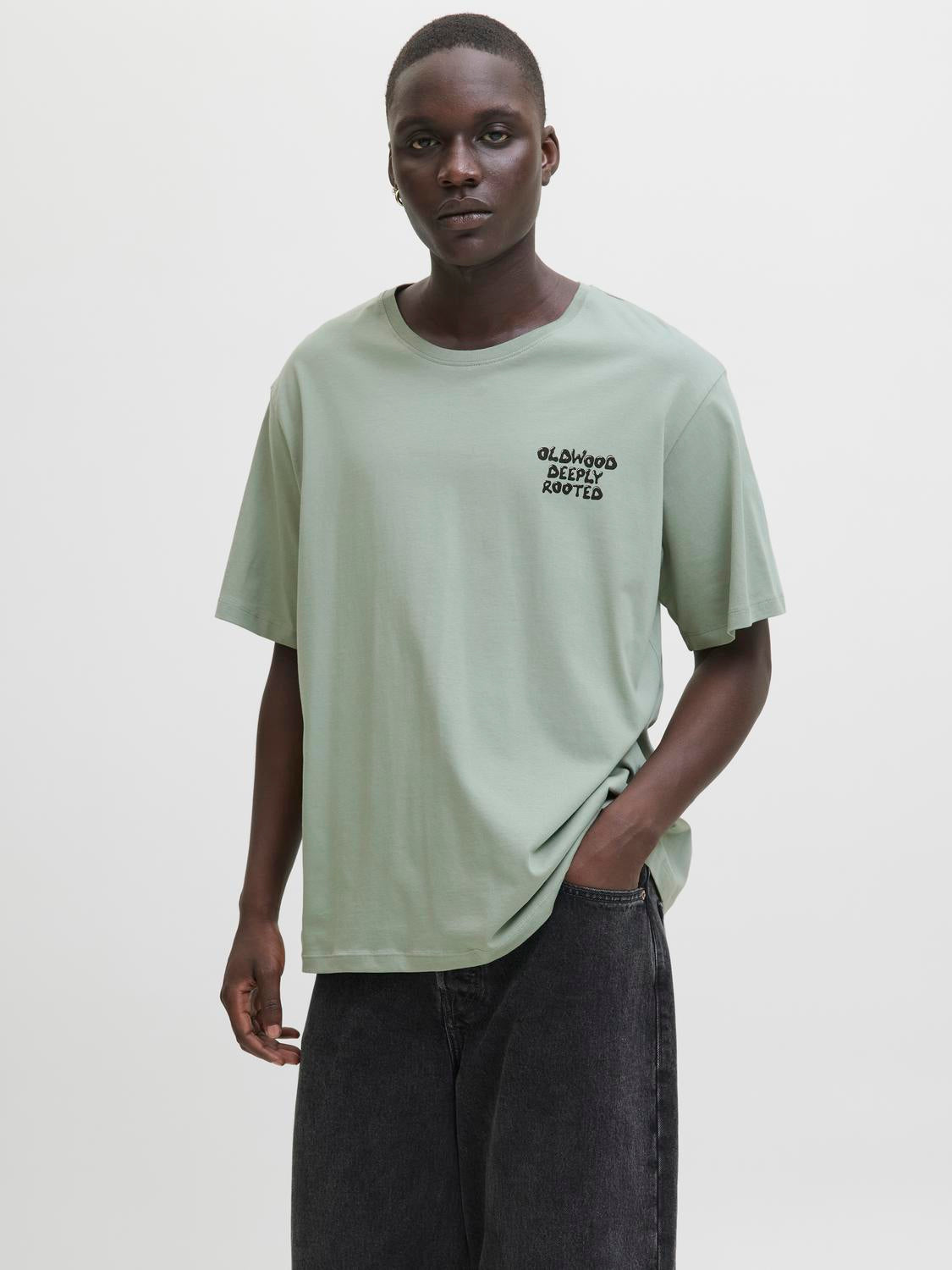 Remera Wobly relaxed - Iceberg Green