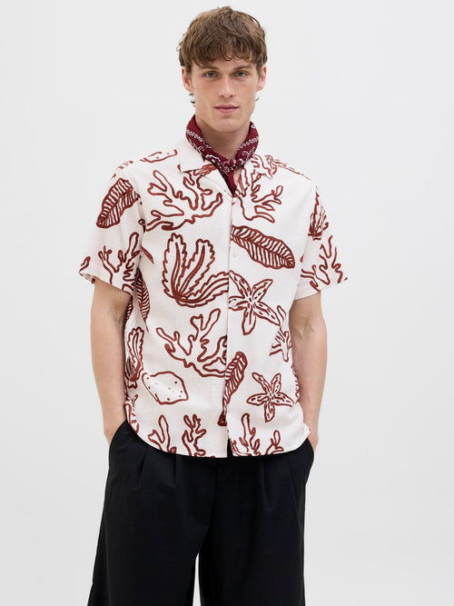 Camisa Luke relaxed - Cloud Dancer