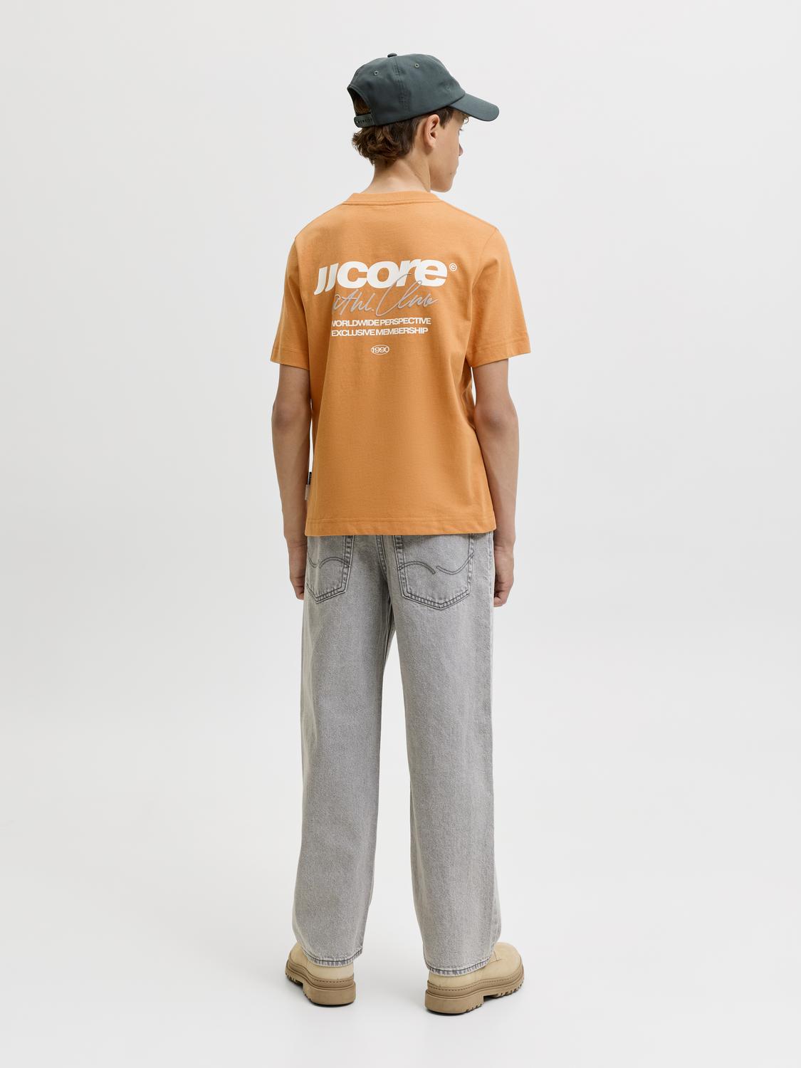 Remera Club relaxed - Tomato Cream