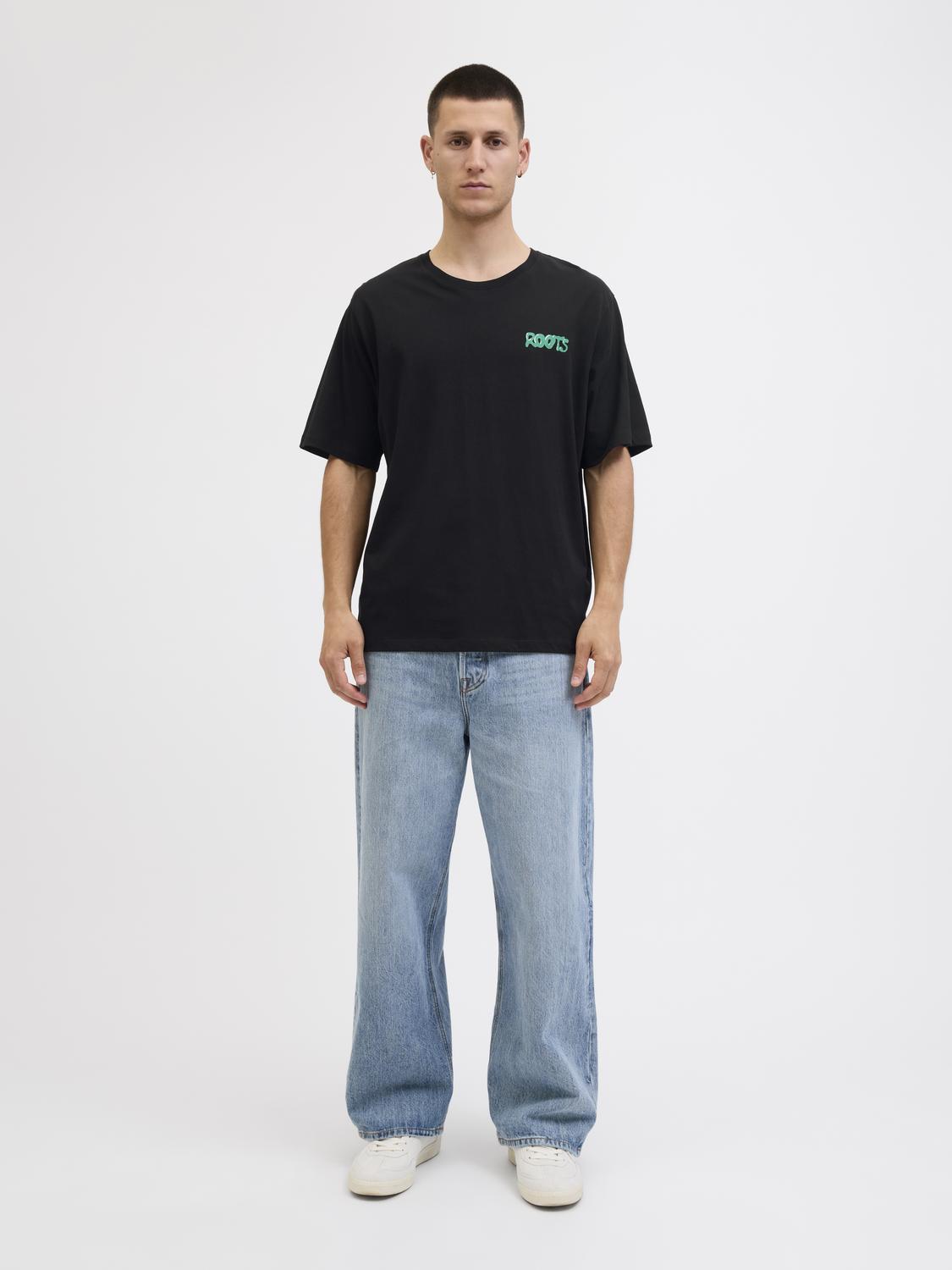 Remera Wobly relaxed - Black